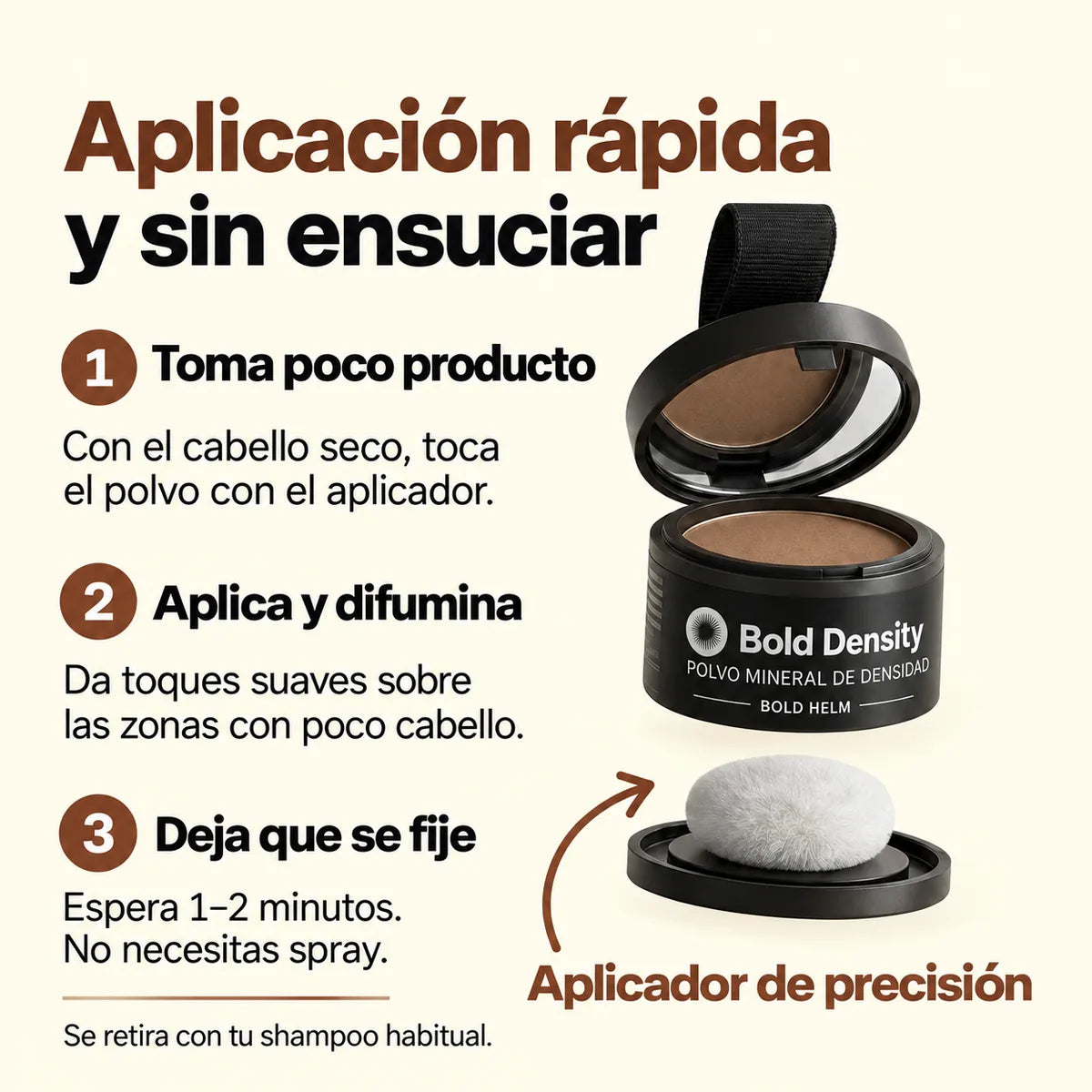 Cómo aplicar Bold Density en tres pasos